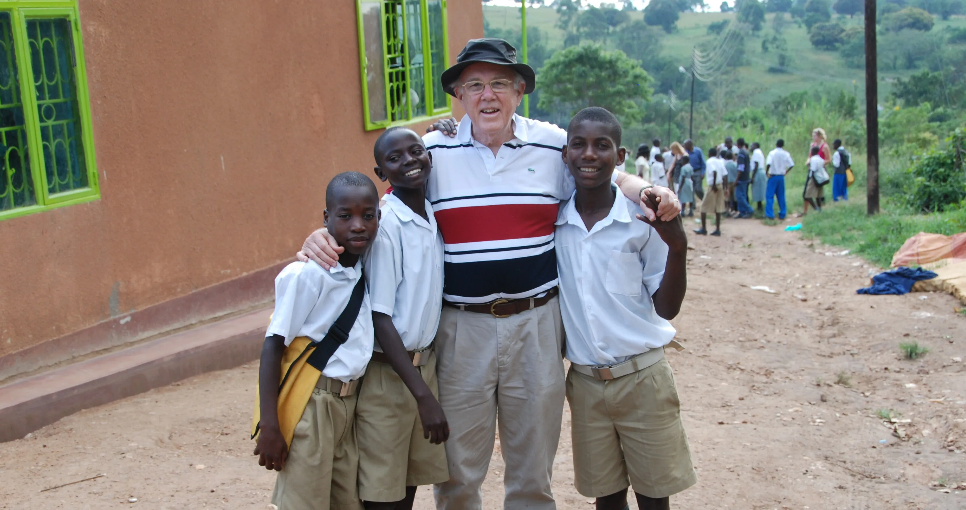 Scott visiting Uganda